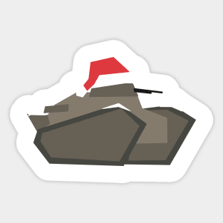 Renault FT Christmas Robin Tank Sticker